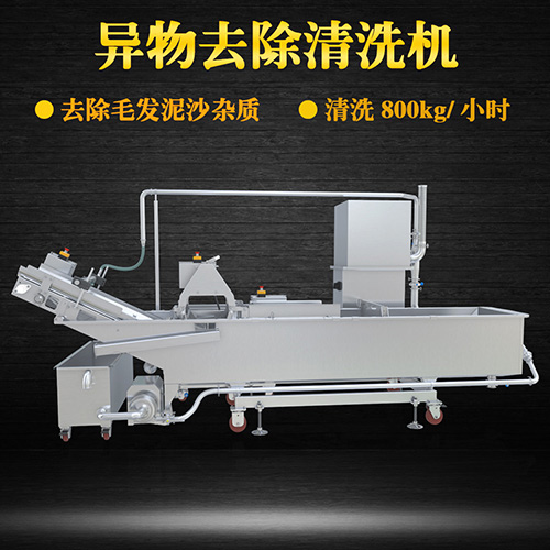 環(huán)速商用果蔬清洗機，氣泡清洗，清洗800kg小時